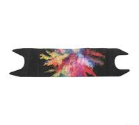 Jonikuper Scooter Pedal Sandpaper Sticker PVC Waterproof Anti-Skid Resin Grip Sheet Compatible with MAX Electric Scooter Deck Aloof Camouflage Graffiti(Aloof)