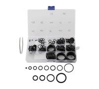 Jonikuper Scuba Diving Rubber Seal Kit for Tank Valve Hose Regulator Repair, 170pcs with Multiple Sizes Compatible with For HP LP Ports, DIN For Yoke, Nitrox