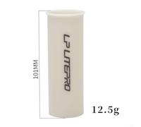 Jonikuper Seatpost Protective Sleeve for 33.9mm Seat Tube, Shim Bushing Adapter 100mm x .1mm, PE Plastic Slide Protector for Folding Bikes, Pack, White