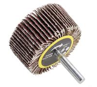 Jonikuper Silicon Carbide Sanding Flap Disc Wheel for Rotary Tools - 80 Grit, 25/30/40/50 mm Diameter, 6 mm Mandrel, Flexible Grinding & Polishing Disc for Metal and Non-Metal Surfaces(50mm)