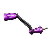 Jonikuper Single Rocker Arm Handle for STELLA, STRADIC, COMPLEXF4, F6, TWINPOWER, CARDIF, WANFORD, ULTEGRA, SAHARA, MIRAVEL, NASCI, For AERO, Sephia Fishing Reels - Carbon(purple)