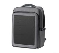 Jonikuper Solar Backpack, 35L Capacity With 30W Charging Panel With USB Port Waterproof Oxford Cloth For Outdoor Adventures Camping Travel Business