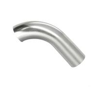 Jonikuper Stainless Steel 304 Exhaust Elbow 90 Degree Right Angle Single Side Welded Pipe for 32/38/51MM Outer Diameter Metalworking Supplies(11689)