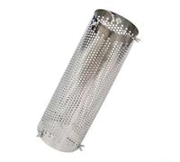 Jonikuper Stainless Steel Camping Tent Stove Chimney Pipe with Anti-Hot Mesh Cover, 10 cm Diameter, 40 cm Length, Compatible with 3-8 cm Stove Pipes Compatible with for