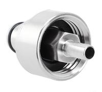 Jonikuper Stainless Steel Carbonation Pressure Bottle Filling Adapter for Wine Beer Coke PET Bottles, Compatible with For Pepsi-Cola Sprite Brewing, 6cm Inflatable Joint