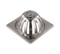 Jonikuper Stainless Steel Gutter For Leaf Guard for 3/4/5 Inch Downpipe, Rust-Resistant Roof Drain Protection with Grid Design to Clogging, For Easy Install No Tools(Square 4inch)