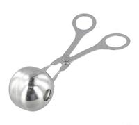 Jonikuper Stainless Steel Meatball Maker Scoop with 2 Sizes for Perfectly Shaped Meatballs, Cake Pops and Melon Balls - Long lasting Kitchen Tool for Easy Food(Large)