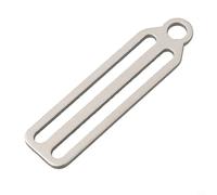 Jonikuper Stainless Steel Scuba Diving Weight Belt Slide Keeper Clip with For Ring and Buckle, Resistant Underwater Gear Accessory for Secure Strap Retention, Suitable for Snorkeling