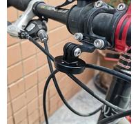 Jonikuper Taillight Camera Mount Compatible with Varia and, Lasting Nylon Aluminum Alloy Attachment for Cycling Safety Light and Action Camera Integration, Black