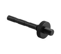 Jonikuper Telescoping Tarp Poles Thimbles for Tent Pole Repair, Aluminum Alloy Replacement Sleeves Compatible with 8mm Thread Poles, 65mm Length, Black