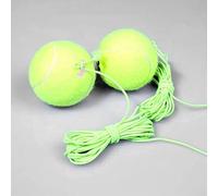 Jonikuper Tennis Training Ball with High Elasticity Rubber Band for Self Practice, Green Rubber and Wool Construction, 64mm Diameter, 130cm Rope, Suitable for All Ages to Improve Hand-Eye