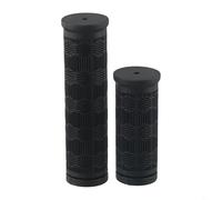 Jonikuper TPR Rubber Handlebar Grips for 22.2mm For Bars, Twisted Design for Mountain and Road Bikes, Secure Comfortable Grip, 2 Pcs Set(115mm+75mm)