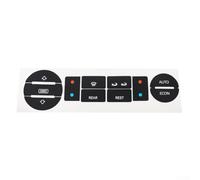 Jonikuper Vinyl Car Interior Control Button Repair Decal Stickers, For Restoring Worn Knob Or Switch Appearance And Maintaining Original Look