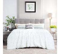 JONIYEAR Extra Large Decorative Fluffy Faux Fur Blanket Queen Size 203 x 228cm, Soft Luxury Lightweight Furry Blanket, Plain Cozy Furry Plush Fluffy Blankets for Sofa Bed, Thick Warm
