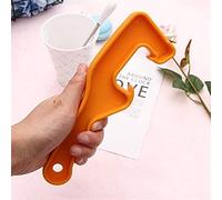 Jonlaki [跃星辉] 2PCS Paint Can Lid Opener Tool for Buckets and Cans, User-Friendly ABS Design for Home and Workshop (Orange)
