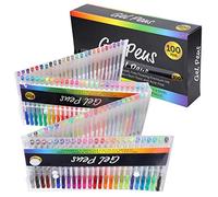 Jonlaki 100 Colors Oily Gel Pens Set - Writing and Drawing Pens for Kids and Artists, Ideal Fun