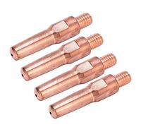 Jonlaki 10Pcs Copper Welding Nozzles M6 Tips for Enhanced Performance 8.8x40x1.2mm