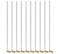 Jonlaki 10Pcs High Temperature Brass Laboratory Burning Spoon for Safe Combustion Experiments and Reliable Results