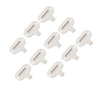 Jonlaki 10Pcs Metal Sewing Machine Needle Plate Lightweight Easy-to-Use Household Sewing Accessories