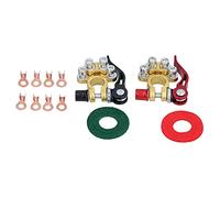 Jonlaki 13-Piece Battery Terminal Arrow Storage Case Connector Clamp Set with Hex Wrench and Washers for Easy Wiring