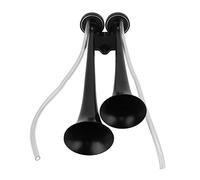 Jonlaki 130dB Dual Trumpet Horn with for Trucks, Club Cars, Yachts, and Mine Carts