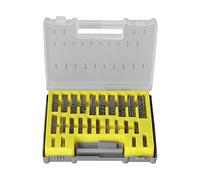 Jonlaki 150Pcs HSS Drill Bit Set with Assorted Sizes 0.4mm-3.2mm for, Craft, and Engineering Projects in Portable Plastic Box