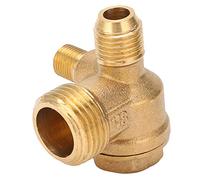 Jonlaki /2" Male Threaded Brass Check Valve - 3 Way Non- Valve for Efficient Fluid Control