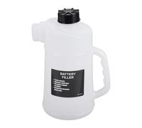 Jonlaki 2L Battery Filler Bottle, PP Plastic Jug with Auto Shut Off and Leakproof Valve for Cart, Deep Cycle, Solar, Truck, Marine Battery Maintenance