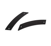 Jonlaki 2pcs Aluminum Alloy Door Panel Pull Handle Set - Labor-Saving, Proof, Easy Installation for Cars (Black)