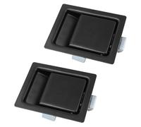 Jonlaki 2Pcs Duty Carbon Steel Paddle Handle, 127 X 102mm Flush Mount Tool Box for Truck & RV
