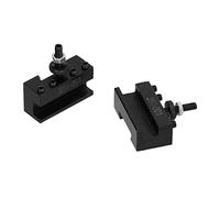 Jonlaki 2Pcs High-Speed Steel Tool Post Holder for CNC Turning Facing Boring with Construction