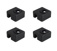 Jonlaki 3D Printer Heat Block Silicone Cover Box/Cover MK8 Insulation Socks for Ender 3 Ender 5 CR-10 Anet - 4 Pack