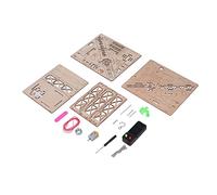 Jonlaki 3D Wooden Crane Model Educational Remote Control Kit for Kids - Safe & Composite Wood Puzzle