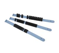 Jonlaki 3Pcs ABS Socket Multipurpose Socket Holder Rail Rack for /4in 3/8in /2in Sockets - Storage Solution for Mechanics and Enthusiasts