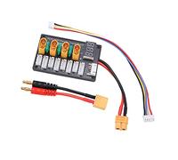 Jonlaki 3S/4S XT60 Parallel Charging Board with Silicone Cable and Display Screen for Efficient Battery Management