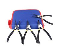 Jonlaki 4Pcs Snap Pliers Set | Steel Circlip Pliers Kit with Straight and Bent Jaws | Hand Tools for Repair and Maintenance, 7in