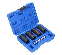 Jonlaki 5-Piece Lug Nut Socket Set - High Hardness Molybdenum Tools for Rusty and Worn Nuts