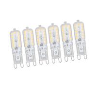 Jonlaki 6pcs G9 LED Bulb 5W Dimmable Transparent Cover 22 LED Light Bulb for Ceiling Table Wall Light - Warm White - Energy Efficient & Eye (#3)