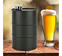 Jonlaki 700ml Portable Stainless Steel Beer Hip Flask with Sealing Lid for & Liquor (Green)