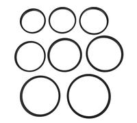 Jonlaki 8 PCS Metal Step Up Rings Universal Lens Adapter Set for 49mm 52mm 55mm 58mm 62mm 67mm 72mm 77mm 82mm Camera Lenses