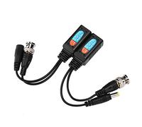 Jonlaki 8MP Video Power Balun Transceive Twisted Pair Transmitter 12-48V for Security Camera System