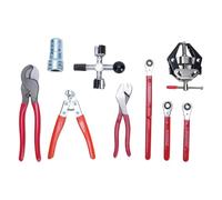 Jonlaki 9-Piece Battery Service Tool Kit with Multifunctional Terminal Puller, Spreader, and Pliers for Efficient Automotive Maintenance