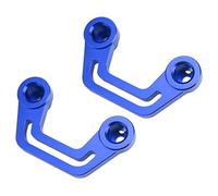Jonlaki A Pillar Light Mounting Bracket Replacement for JL JLU 2018-2022 & JT 2020-2022, Aluminium Alloy Construction, Sliding Rail, Easy Installation (Blue)