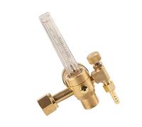 Jonlaki Argon Regulator with Manual Adjustment, Welding Gas Flowmeter Pressure Reducer with for Control