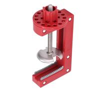 Jonlaki Ball Valve Lockout Device, High Strength Adjustable Valve Lockout, Water Faucet Knob Lock, for 31 to 100mm Dia Handles, for Pipeline Maintenance