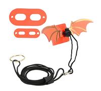 Jonlaki Blue Lizard Leash & Harness Set with Cute Christmas Hat and Scarf for Bearded Dragons and Small Reptiles (Orange)