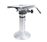 Jonlaki Boat Seat Pedestal, Aluminum Alloy Height Adjustable From 14 to 20 Inch with Slide Mount for Marine Use on Yachts Boats Floating Docks