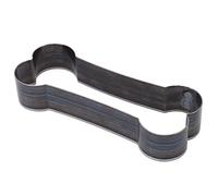 Jonlaki Bone-Shaped Leather Die Cutter Tool, Alloy Steel Punching with Storage Box for Versatile Crafting