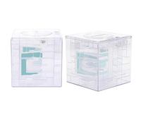 Jonlaki Box Maze Game Saving Box - Educational Toy for ，Fun Birthdays and Special (White)