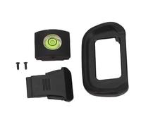 Jonlaki Camera Eyecup Level Hot Shoe Cover Set, Soft ABS Viewfinder Eyecup with Bubble Level and Hot Shoe Cap, Fit for R and R10 Mirrorless Cameras